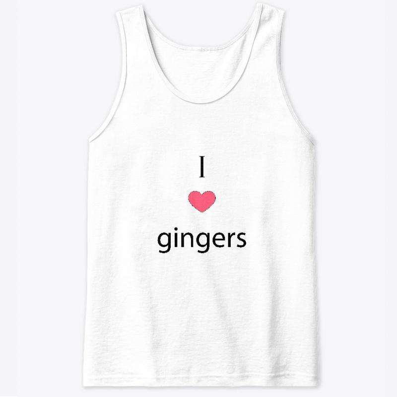 I Heart Gingers Whites and Greys